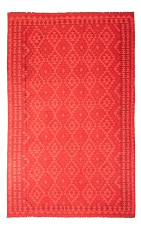 Kelim Rug - Trendy - Vintage/Overdyed - 291 x 193 cm - red