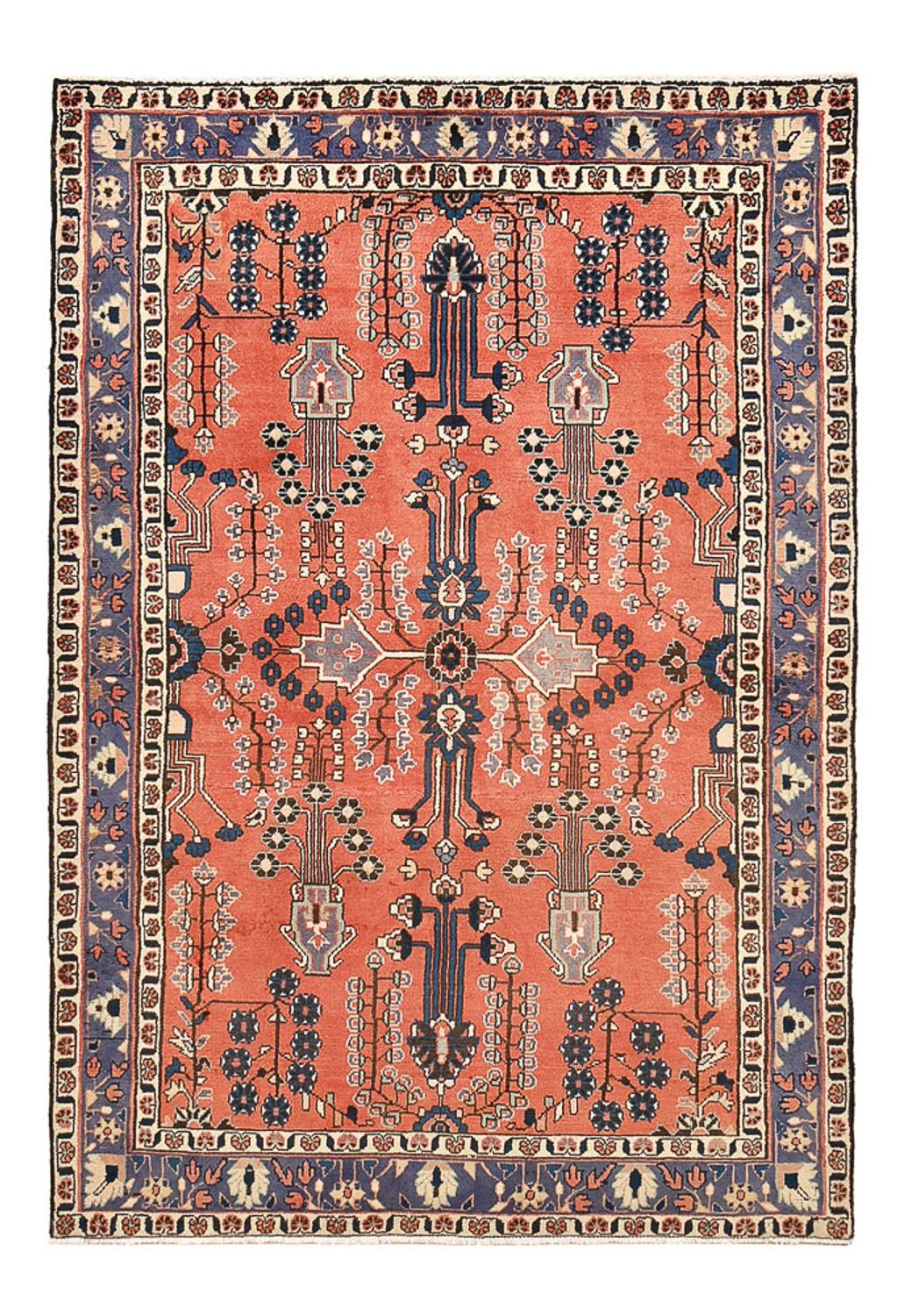 Perser Rug - Nomadic - 191 x 129 cm - light red