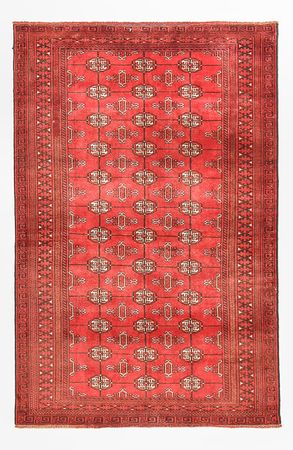 Turkaman Rug - 182 x 113 cm - red