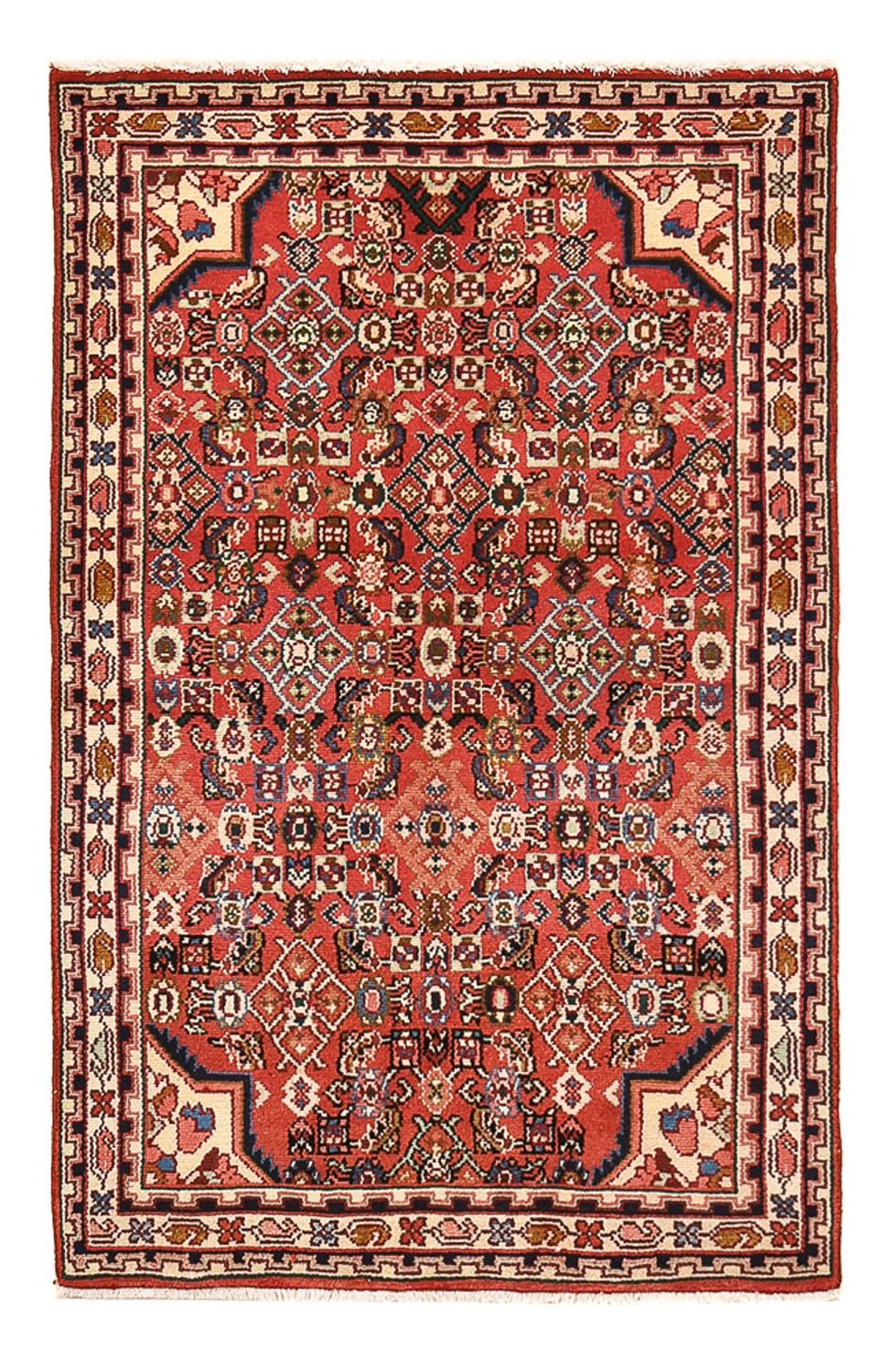 Perser Rug - Nomadic - 142 x 87 cm - red