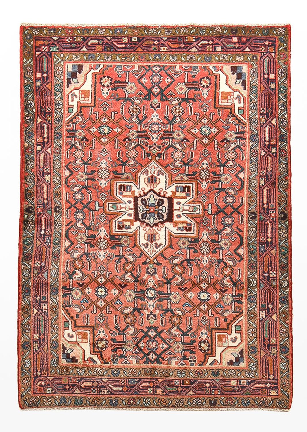 Perser Rug - Nomadic - 150 x 100 cm - light red