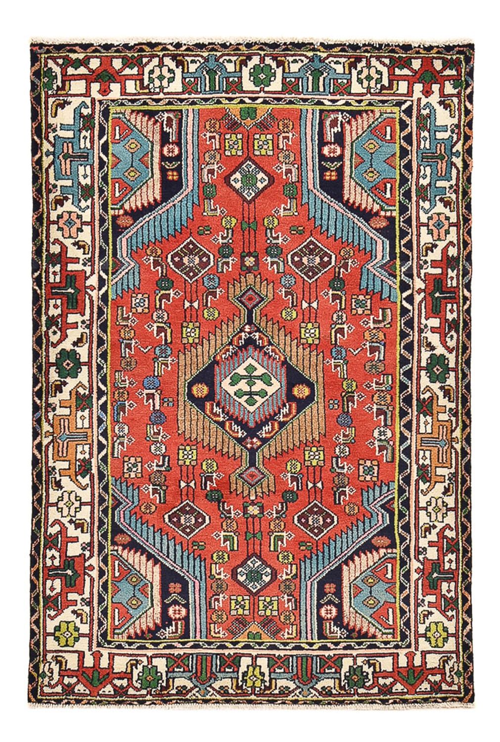 Perser Rug - Nomadic - 145 x 96 cm - red