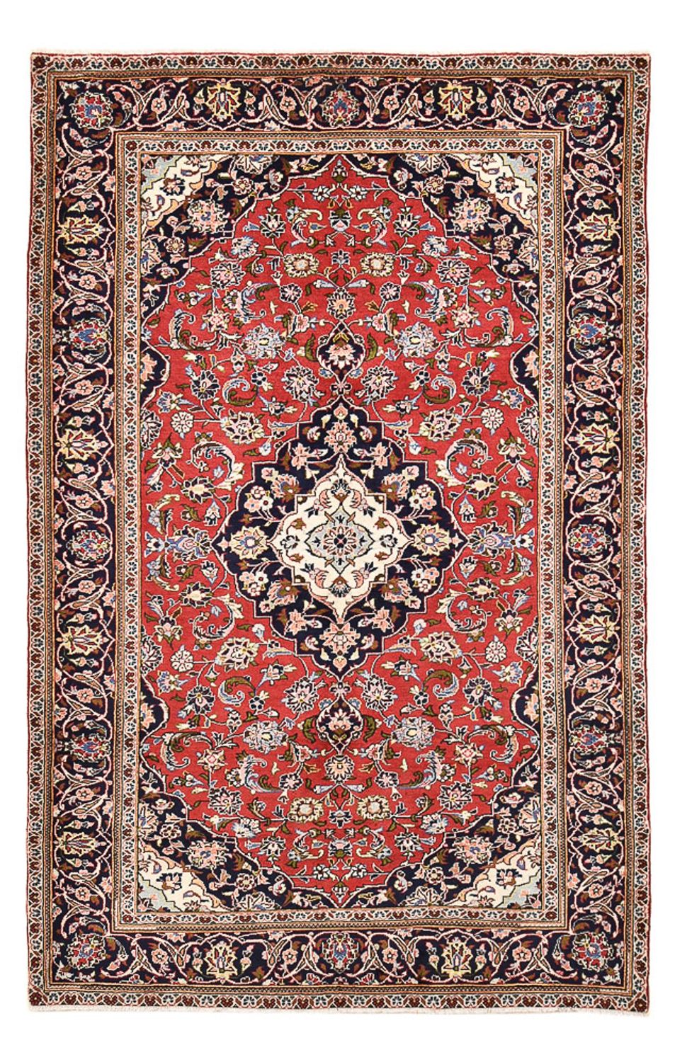 Perser Rug - Keshan - 248 x 150 cm - red