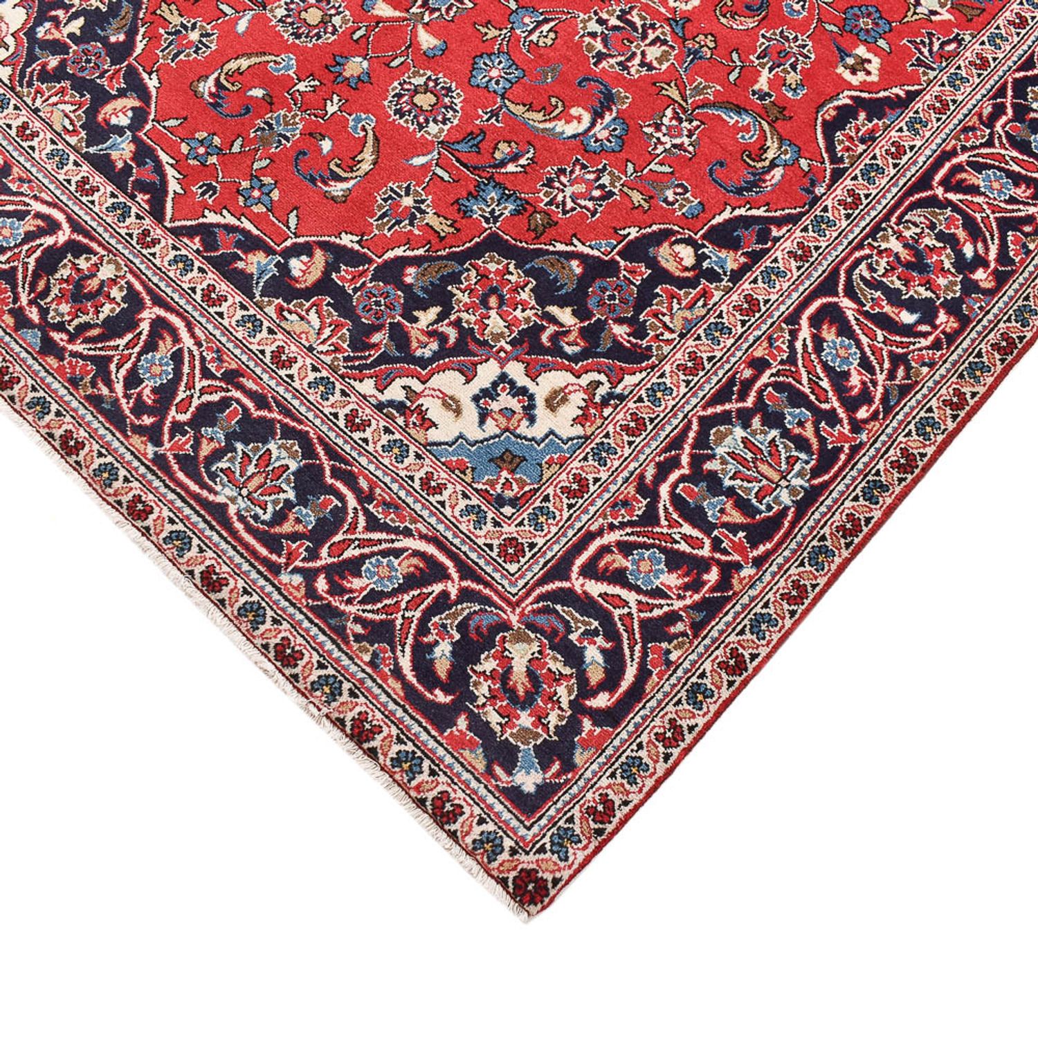 Perser Rug - Keshan - 253 x 144 cm - red