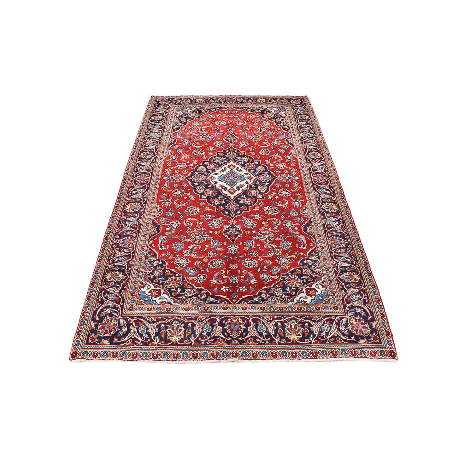 Perser Rug - Keshan - 255 x 151 cm - red