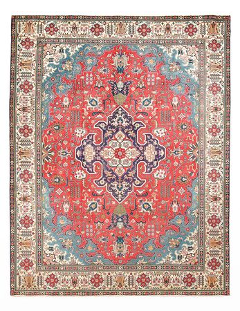 Perser Rug - Tabriz - 343 x 255 cm - red