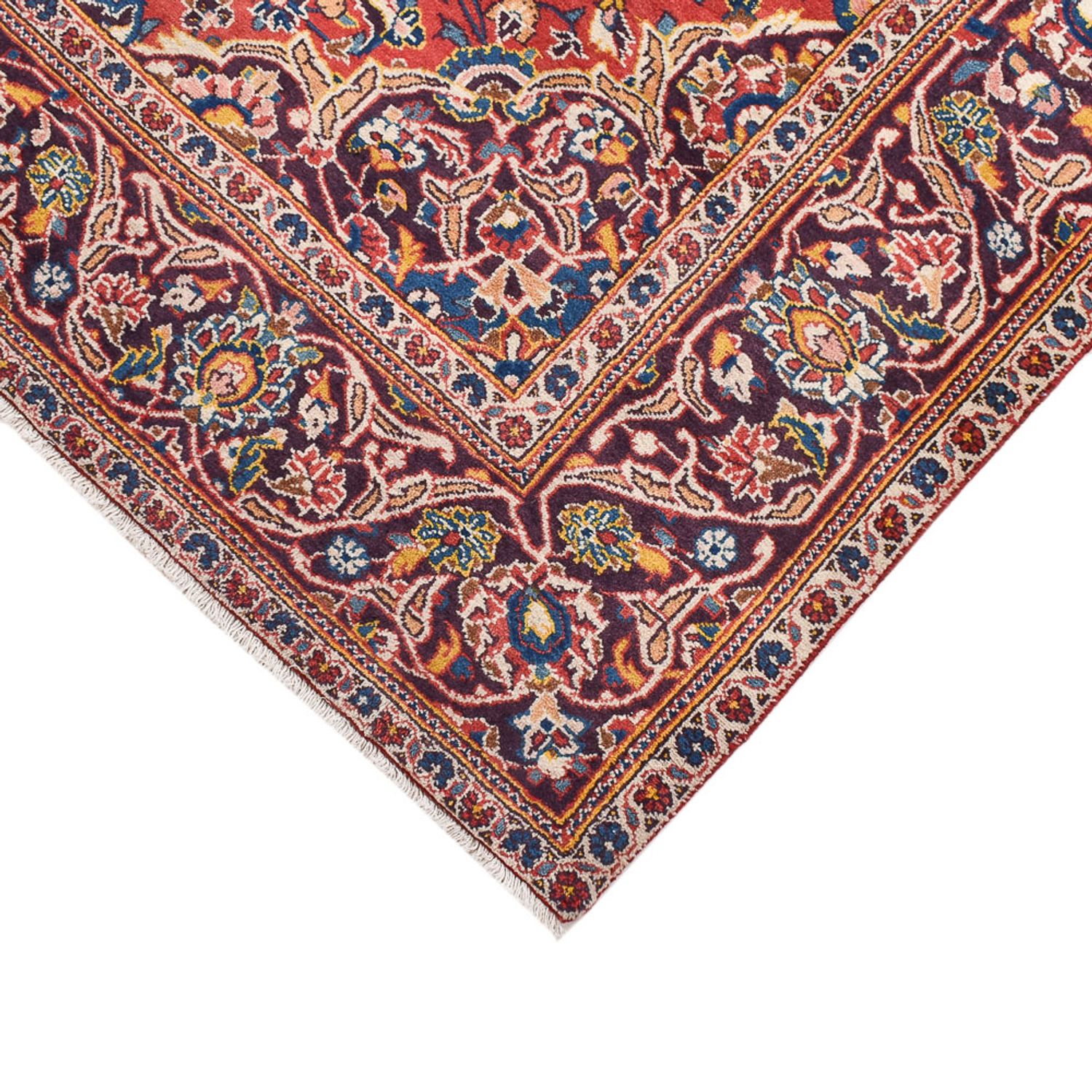 Perser Rug - Keshan - 220 x 136 cm - light red