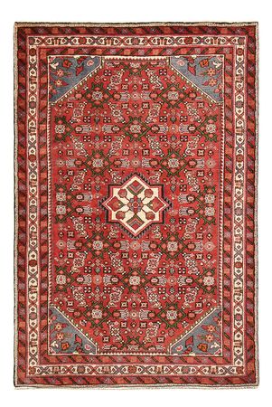 Perser Rug - Nomadic - 156 x 105 cm - red