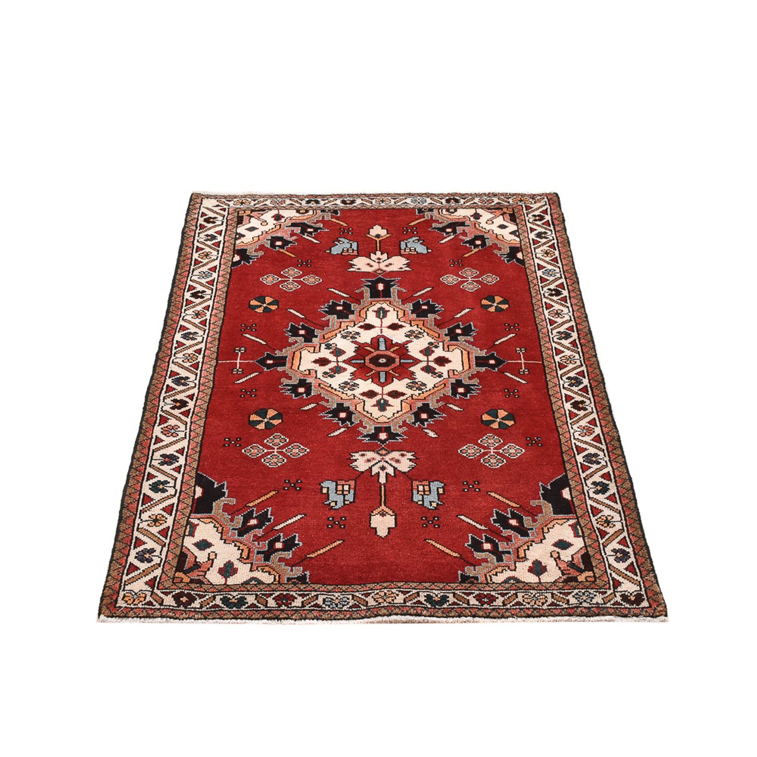 Perser Rug - Nomadic - 133 x 90 cm - red