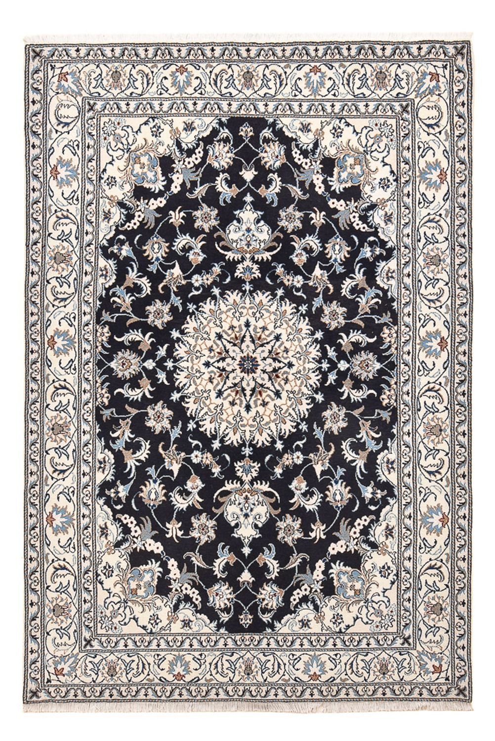 Perser Rug - Nain - 242 x 162 cm - dark blue