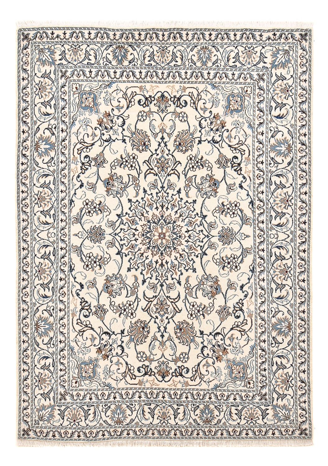 Perser Rug - Nain - 207 x 149 cm - light beige