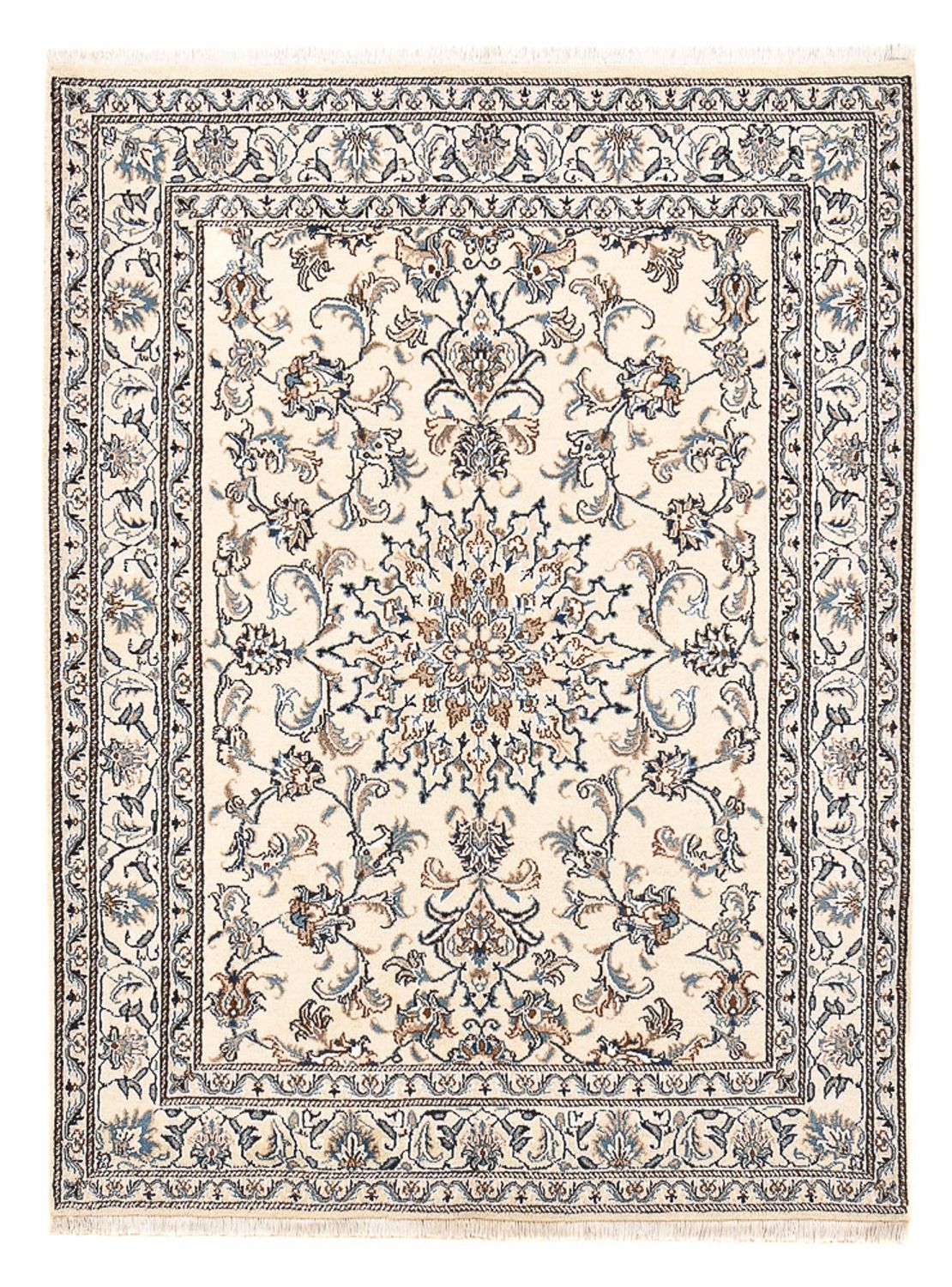 Perser Rug - Nain - 195 x 147 cm - light beige