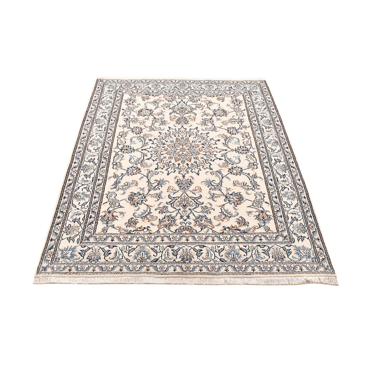 Perser Rug - Nain - 195 x 147 cm - light beige