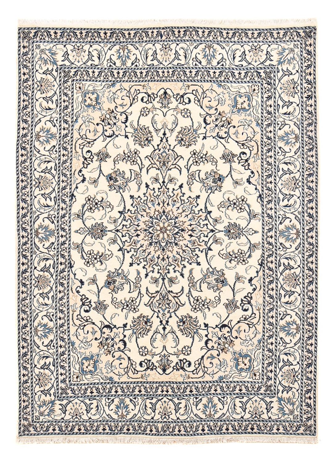 Perser Rug - Nain - 207 x 152 cm - light beige