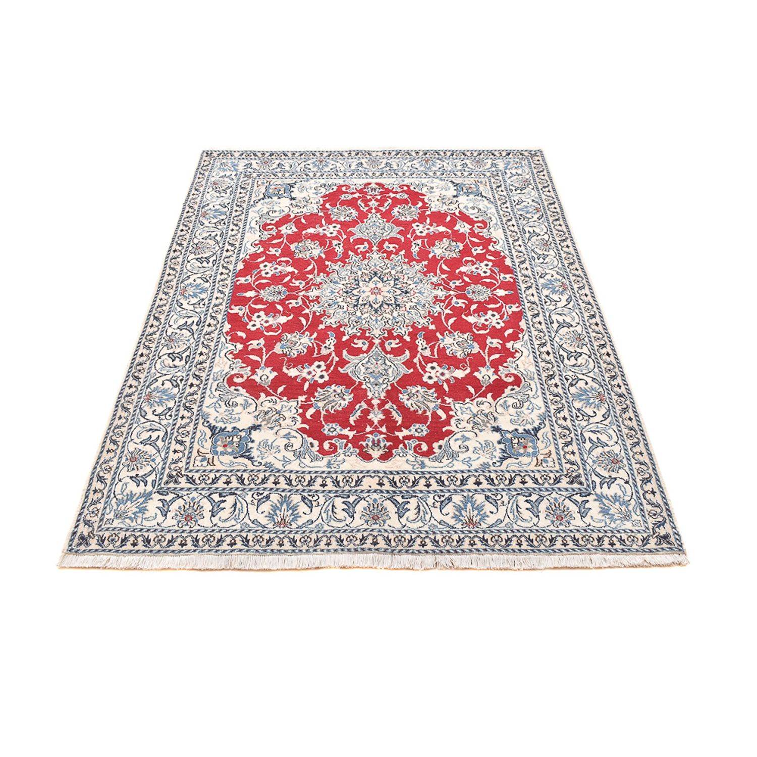 Perser Rug - Nain - 200 x 149 cm - red