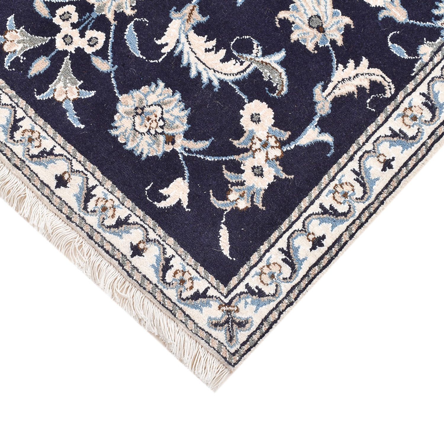 Perser Rug - Nain - 140 x 87 cm - dark blue