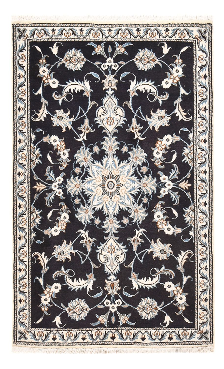 Perser Rug - Nain - 145 x 87 cm - dark beige