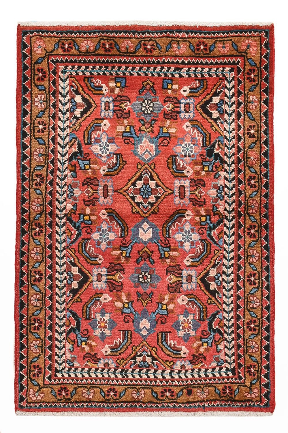 Perser Rug - Nomadic - 107 x 70 cm - light red