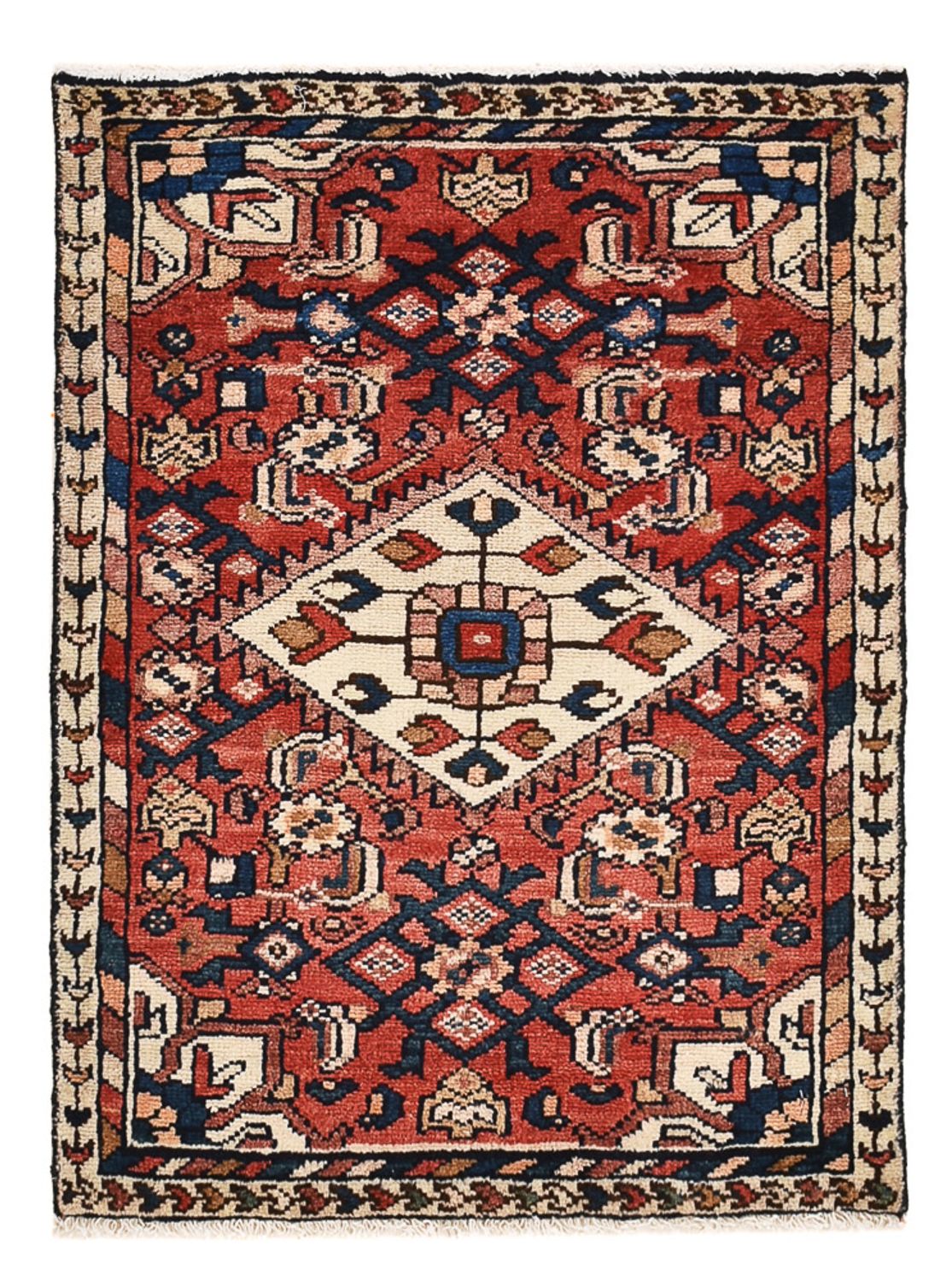 Perser Rug - Nomadic - 75 x 56 cm - red