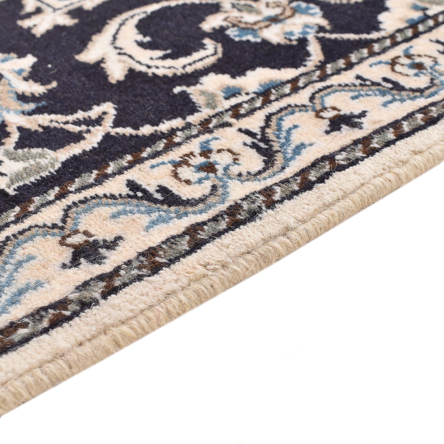 Perser Rug - Nain - 135 x 70 cm - dark blue