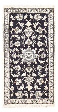 Perser Rug - Nain - 135 x 70 cm - dark blue