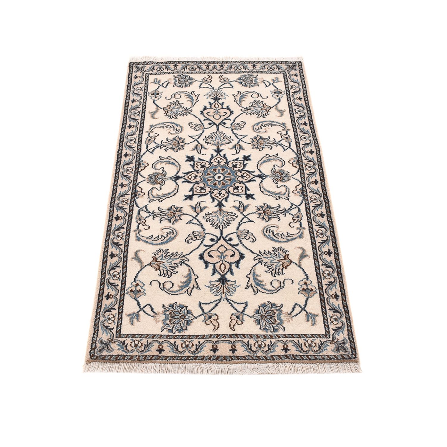 Perser Rug - Nain - 136 x 67 cm - light grey