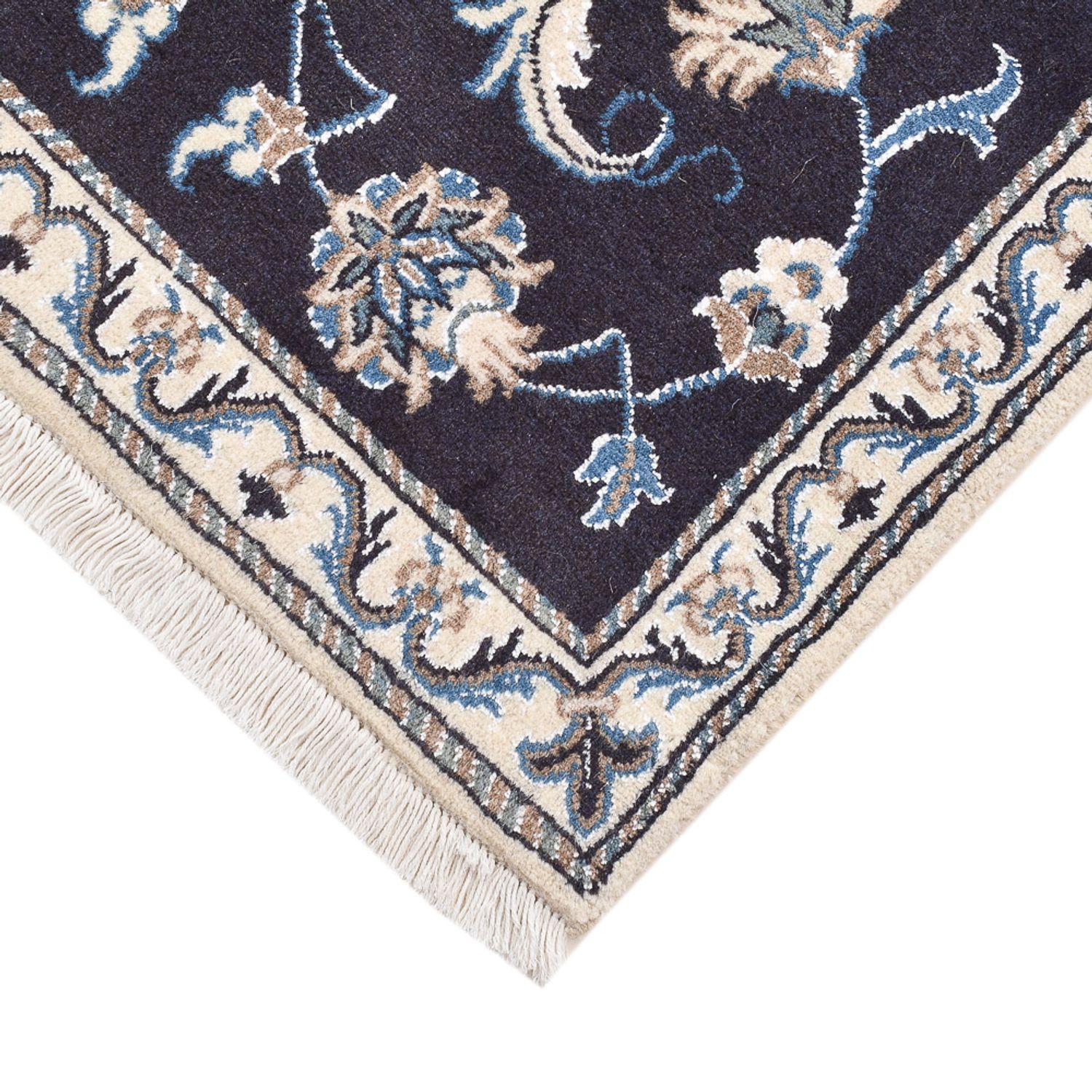 Perser Rug - Nain - 140 x 70 cm - dark blue