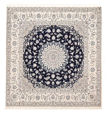 Perser Rug - Nain - Premium square  - 206 x 206 cm - dark blue