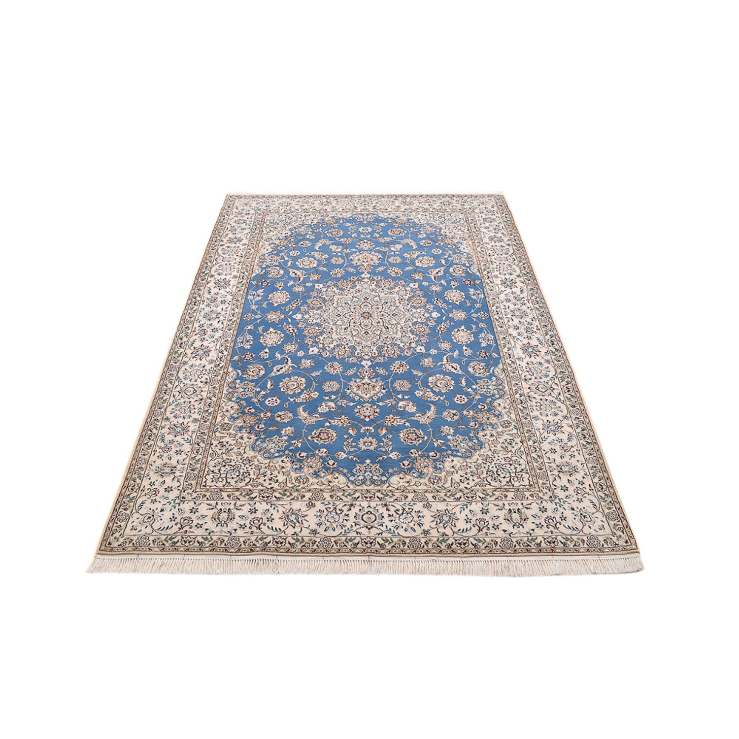 Perser Rug - Nain - Premium - 221 x 159 cm - blue