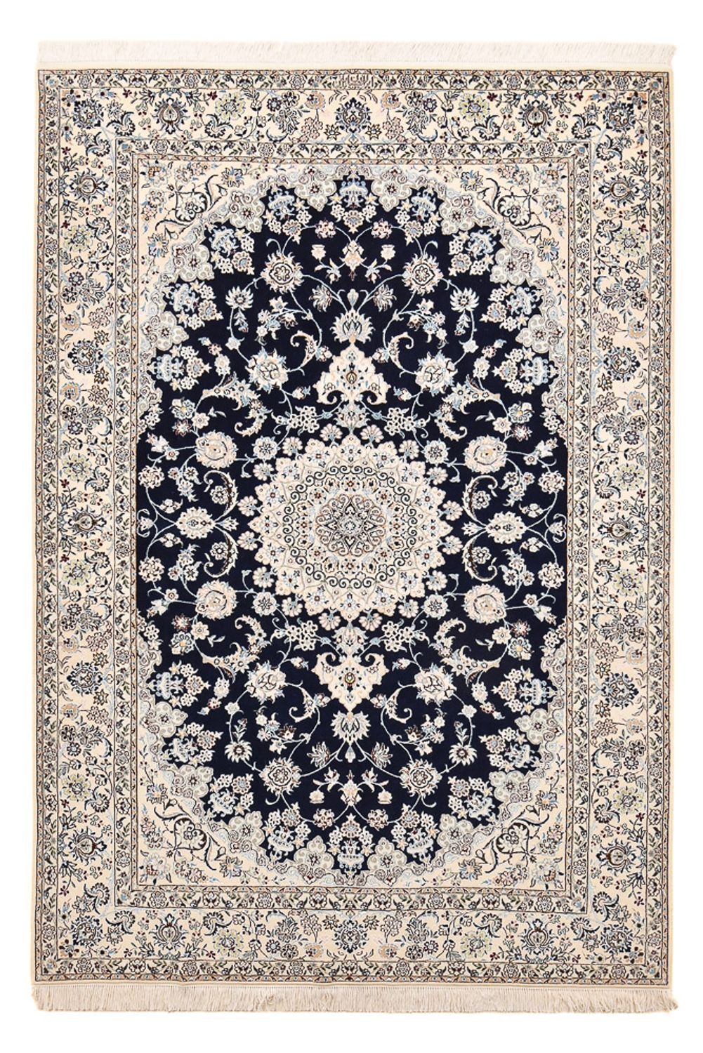 Perser Rug - Nain - Premium - 245 x 165 cm - dark blue