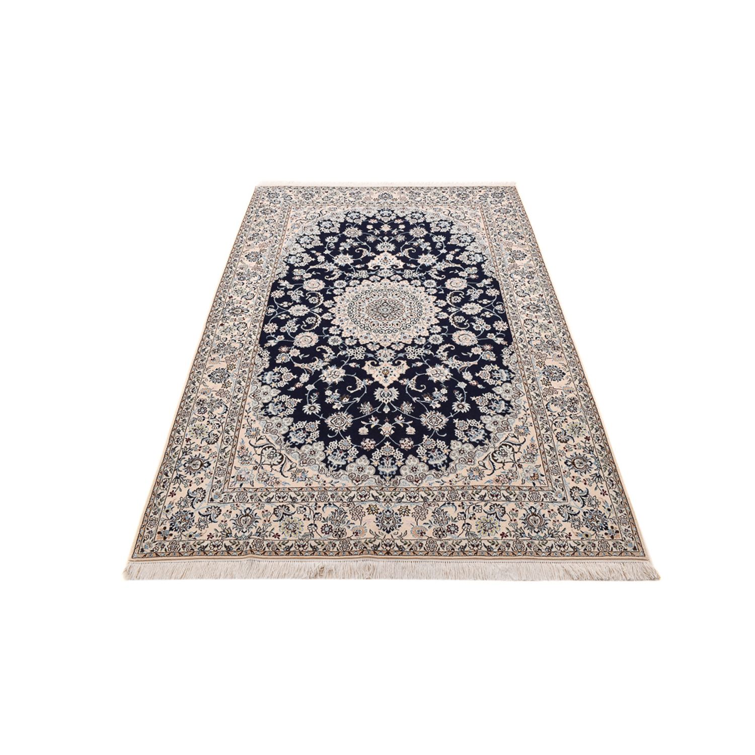 Perser Rug - Nain - Premium - 245 x 165 cm - dark blue