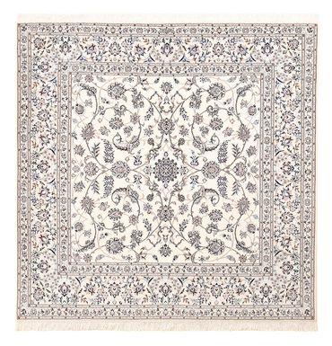 Perser Rug - Nain - Premium square  - 204 x 207 cm - light grey