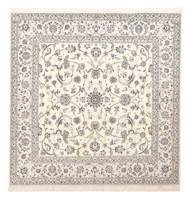 Perser Rug - Nain - Premium square  - 205 x 206 cm - light grey