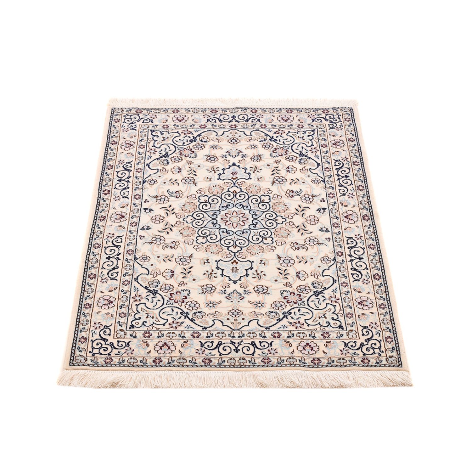 Perser Rug - Nain - Royal - 105 x 81 cm - light grey