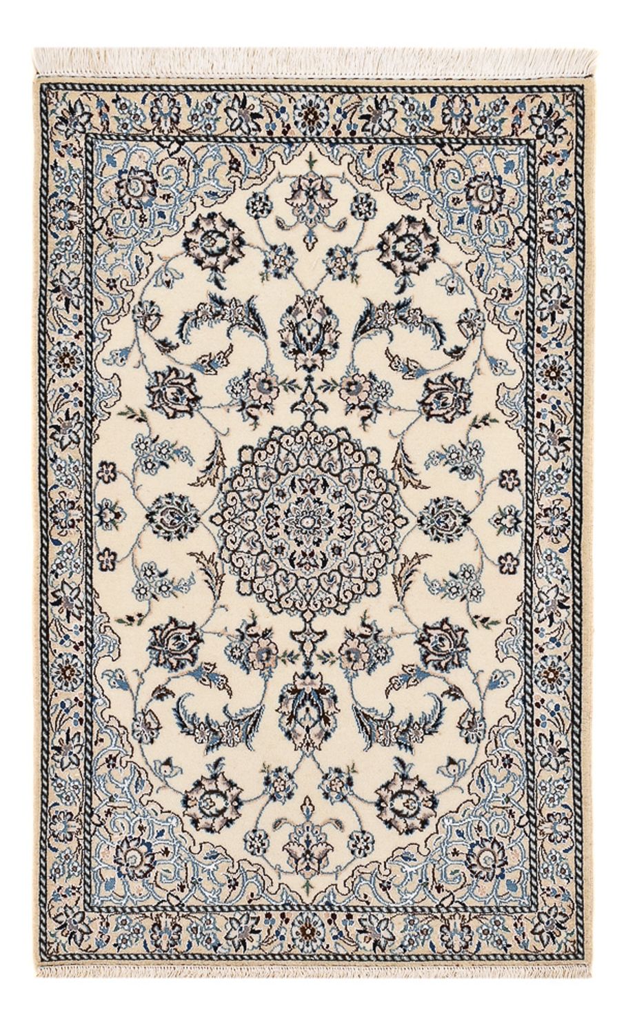 Perser Rug - Nain - Royal - 109 x 69 cm - light grey