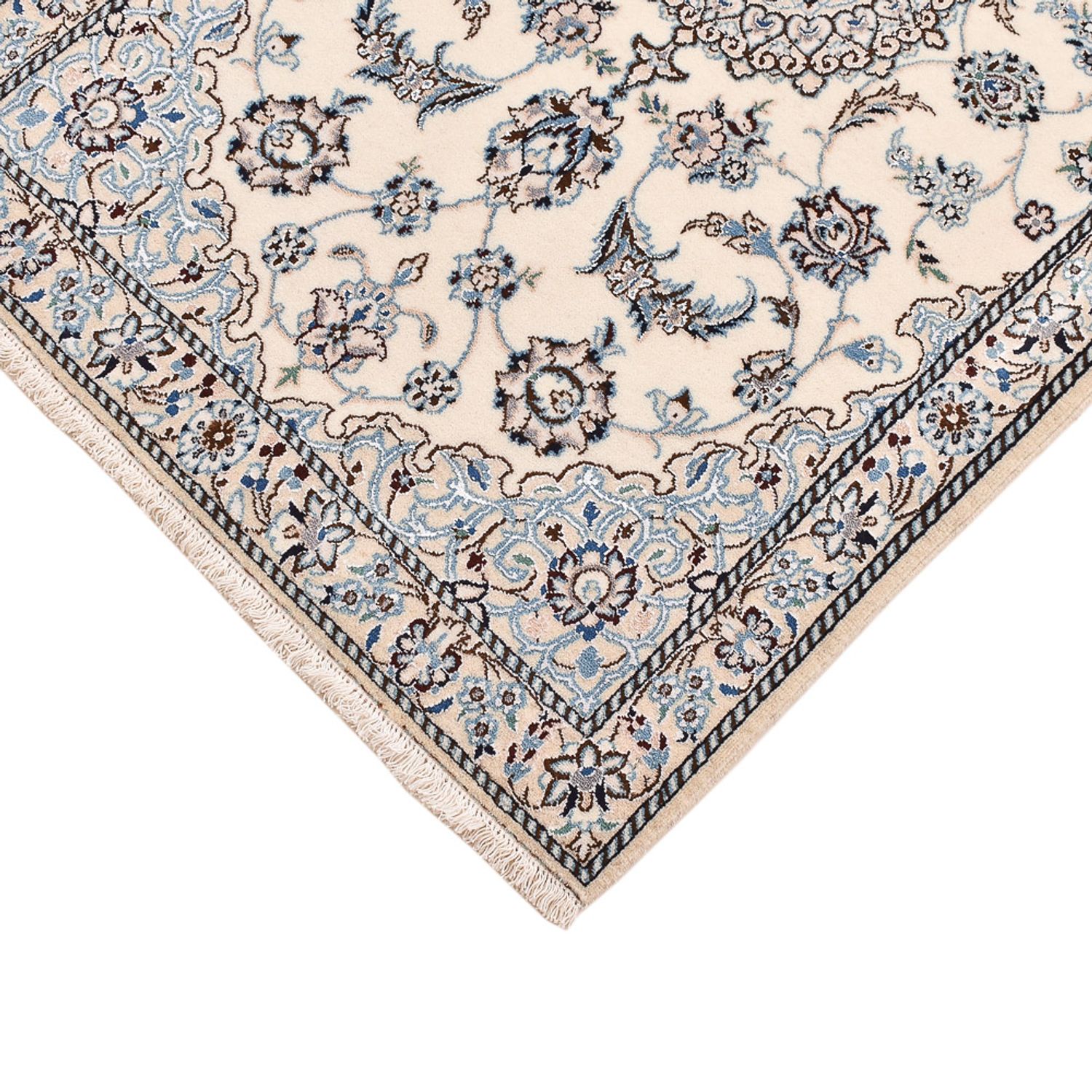 Perser Rug - Nain - Royal - 109 x 69 cm - light grey