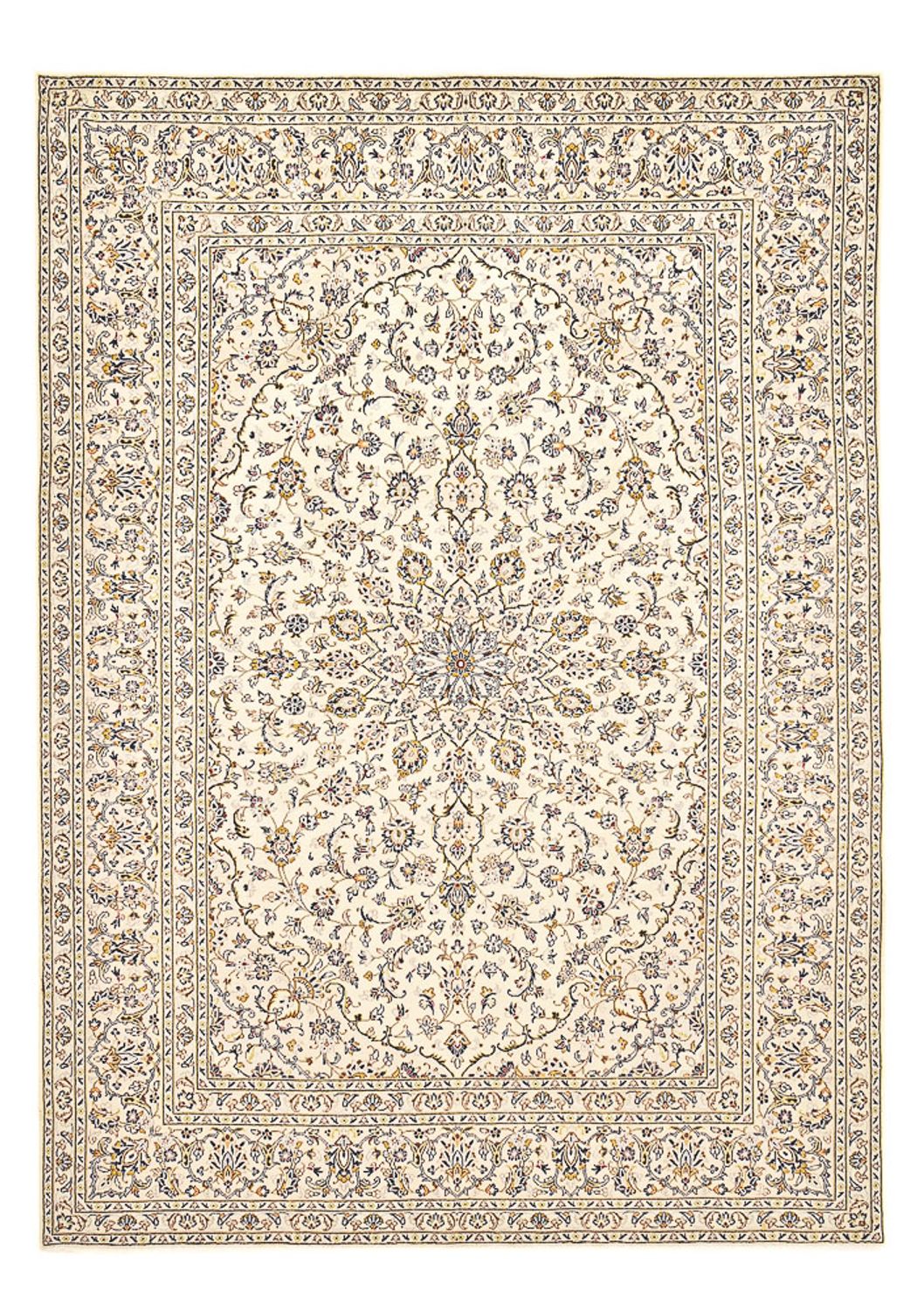 Perser Rug - Keshan - 355 x 245 cm - light beige