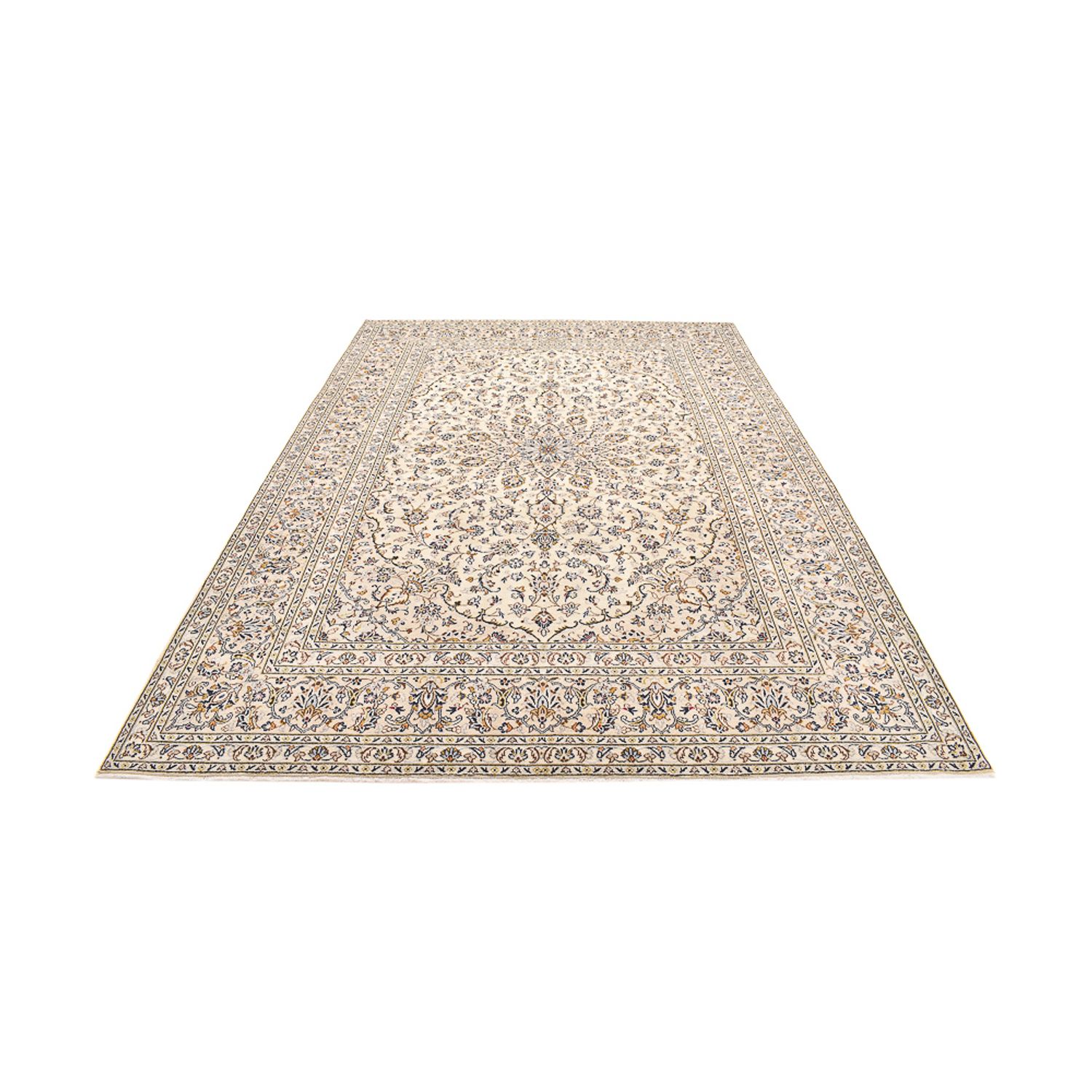 Perser Rug - Keshan - 355 x 245 cm - light beige