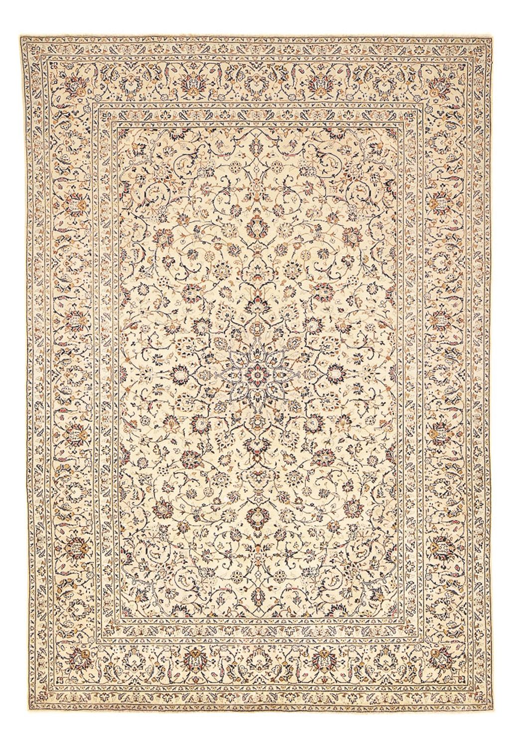 Perser Rug - Keshan - 359 x 243 cm - light beige