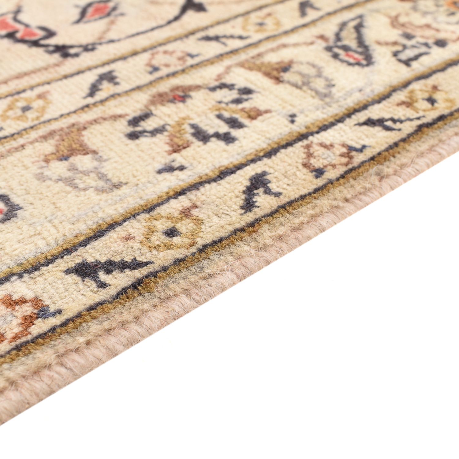 Perser Rug - Keshan - 359 x 243 cm - light beige