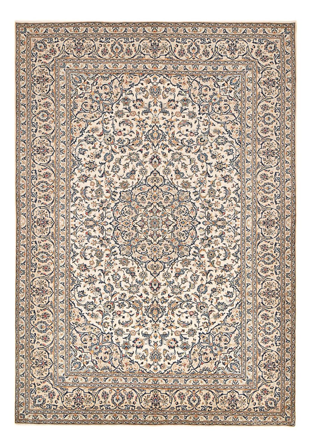 Perser Rug - Keshan - 361 x 249 cm - dark beige