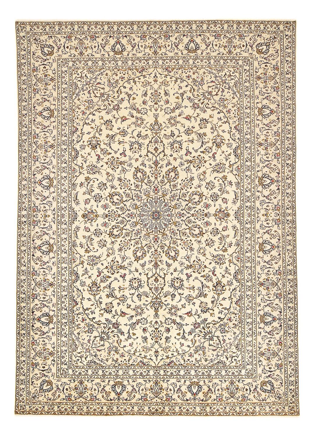 Perser Rug - Keshan - 345 x 239 cm - light beige