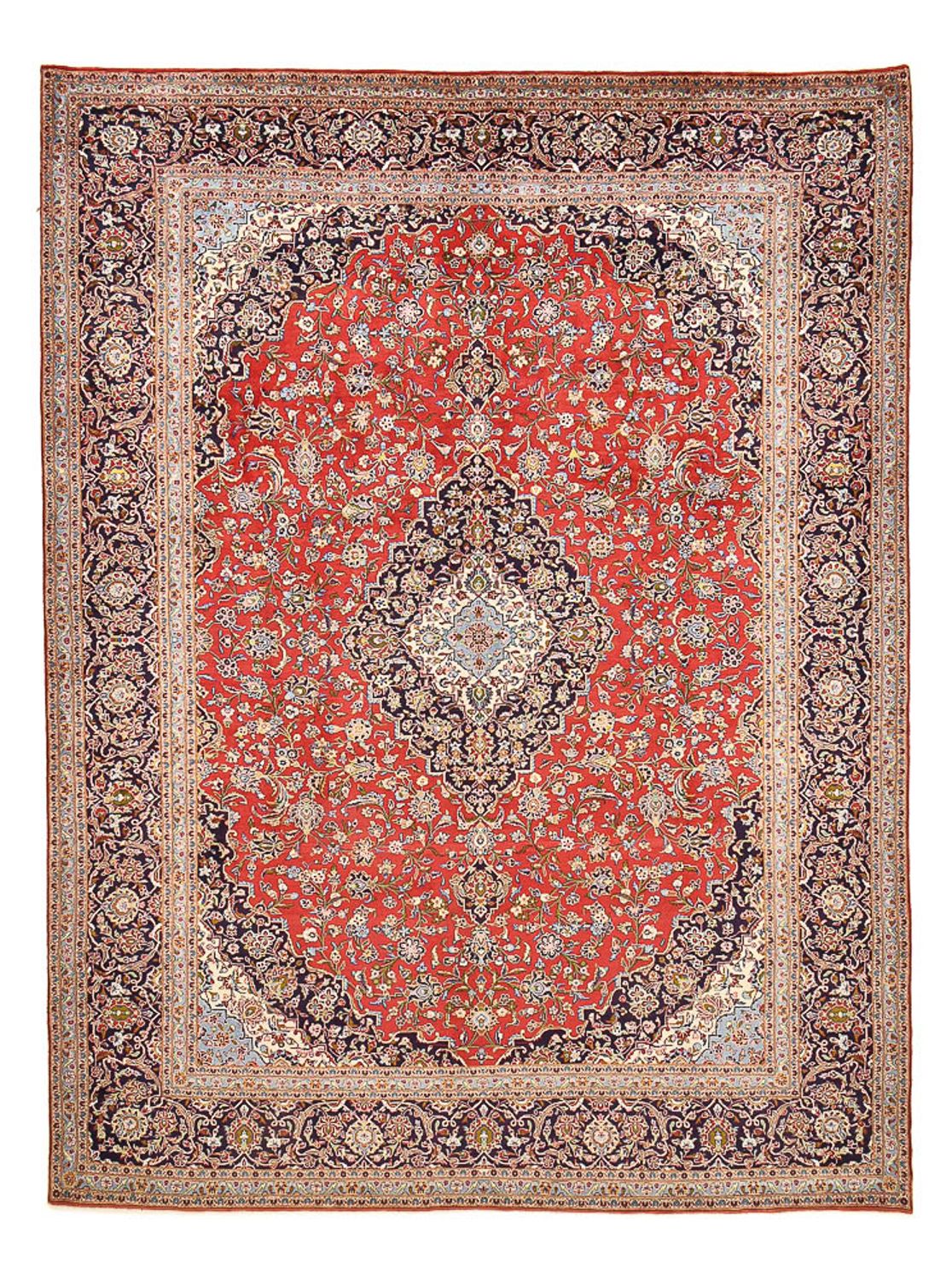 Perser Rug - Keshan - 426 x 311 cm - red