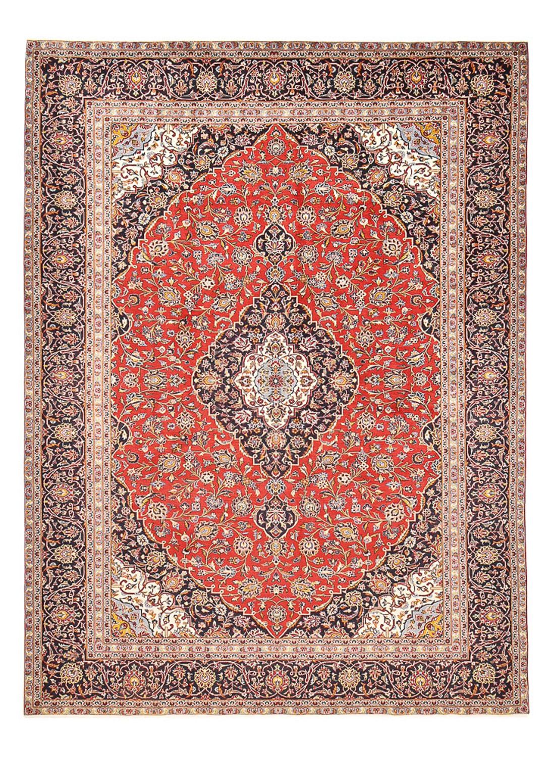 Perser Rug - Keshan - 388 x 283 cm - red