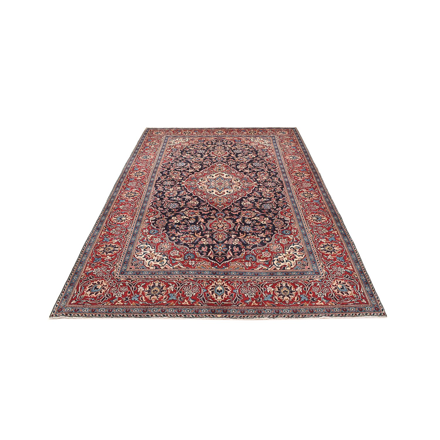 Perser Rug - Keshan - 300 x 195 cm - light red