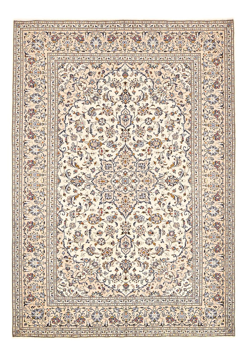 Perser Rug - Keshan - 310 x 207 cm - light beige