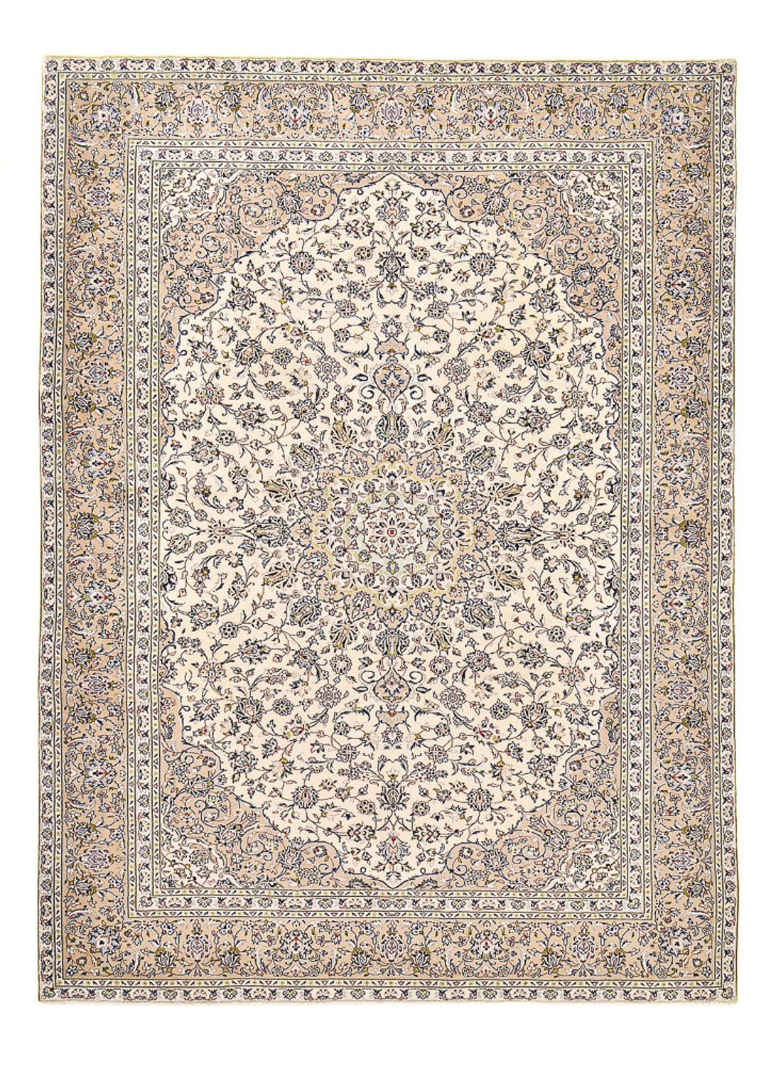 Perser Rug - Keshan - 403 x 282 cm - light beige