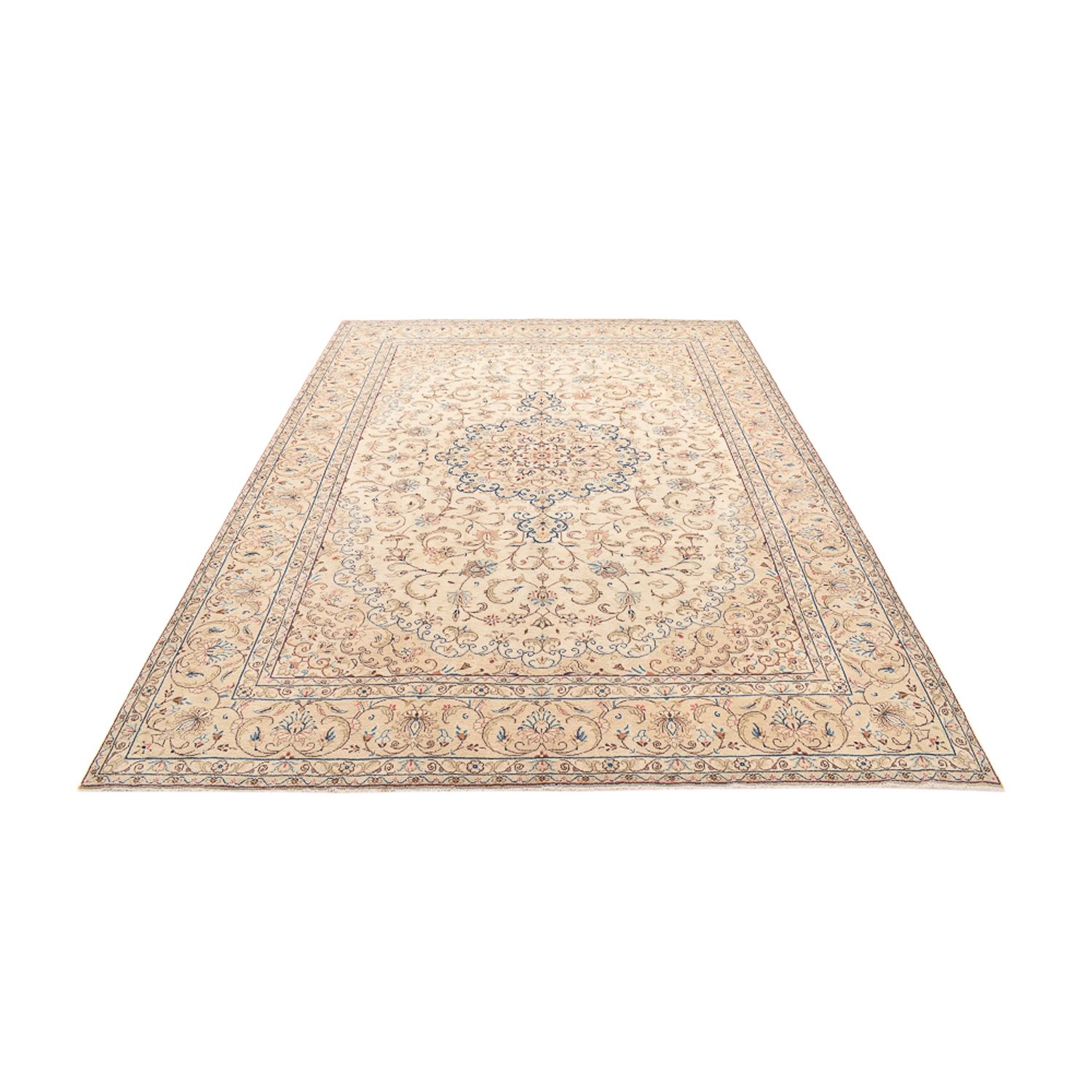 Perser Rug - Keshan - 335 x 250 cm - light beige