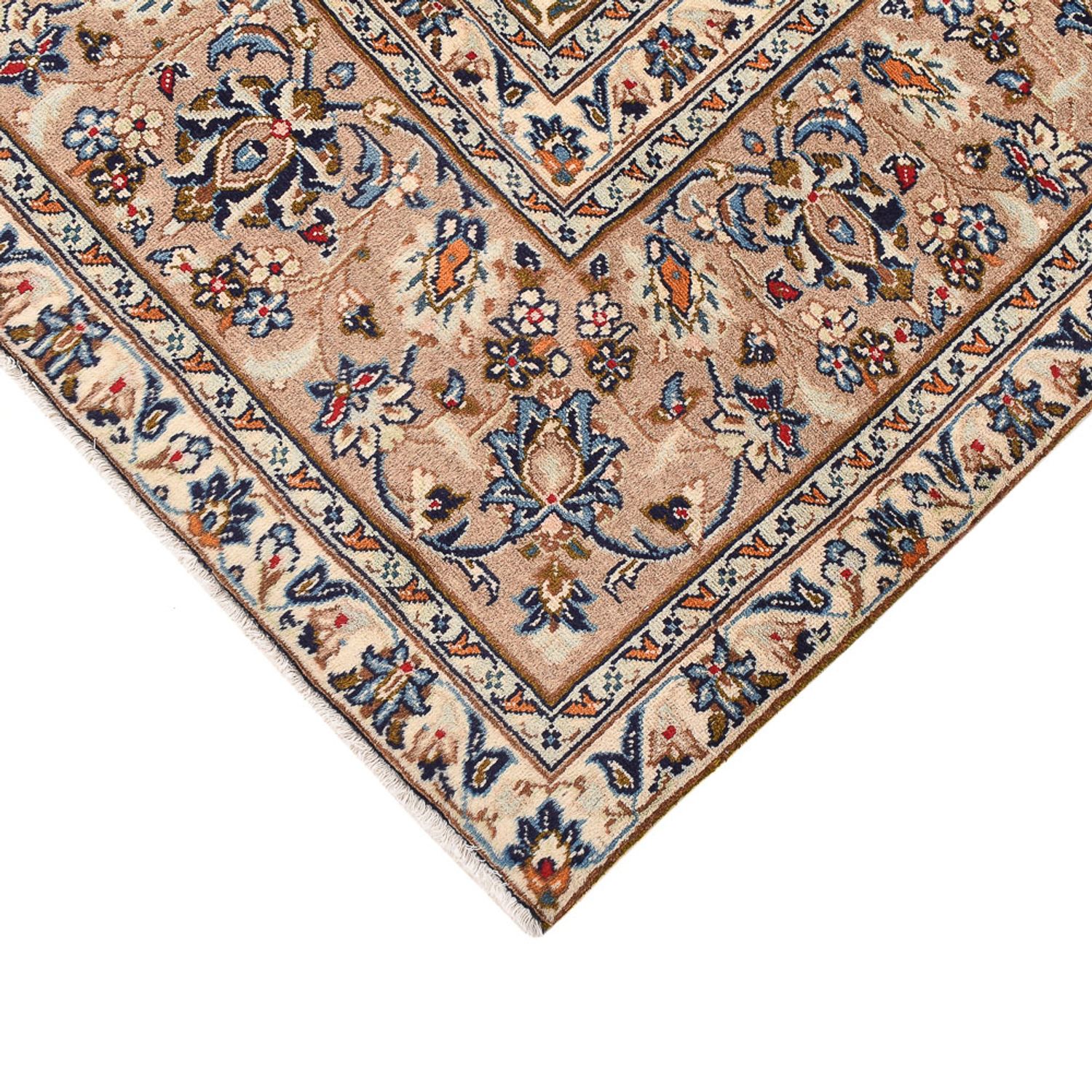 Perser Rug - Keshan - 333 x 235 cm - light beige