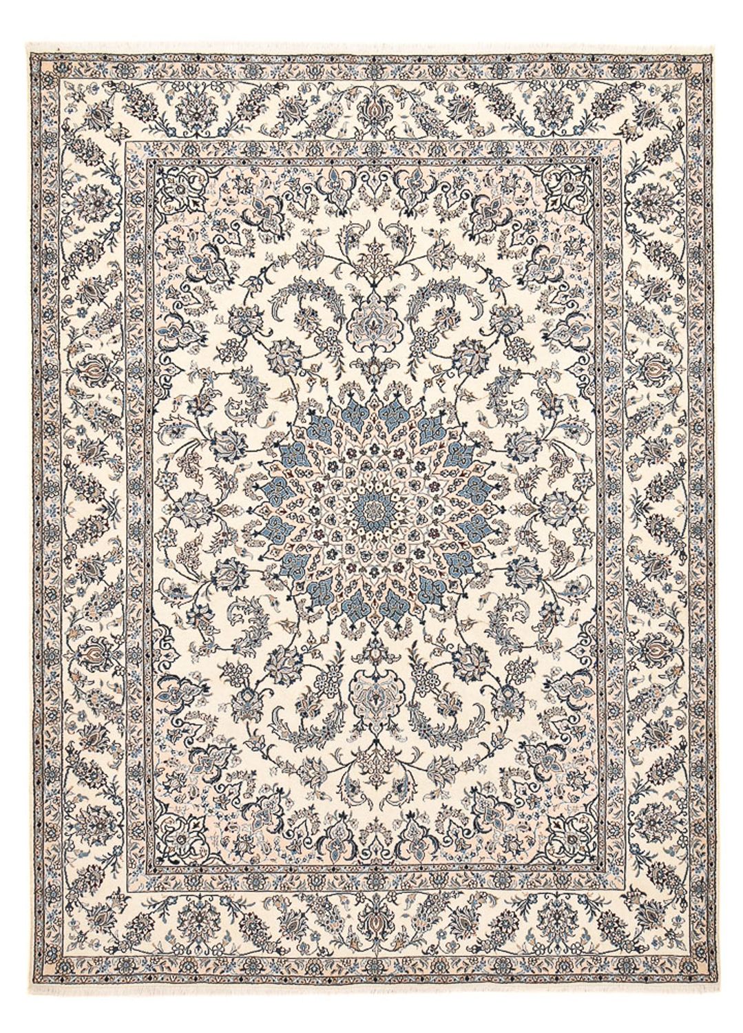 Perser Rug - Nain - 342 x 243 cm - light beige